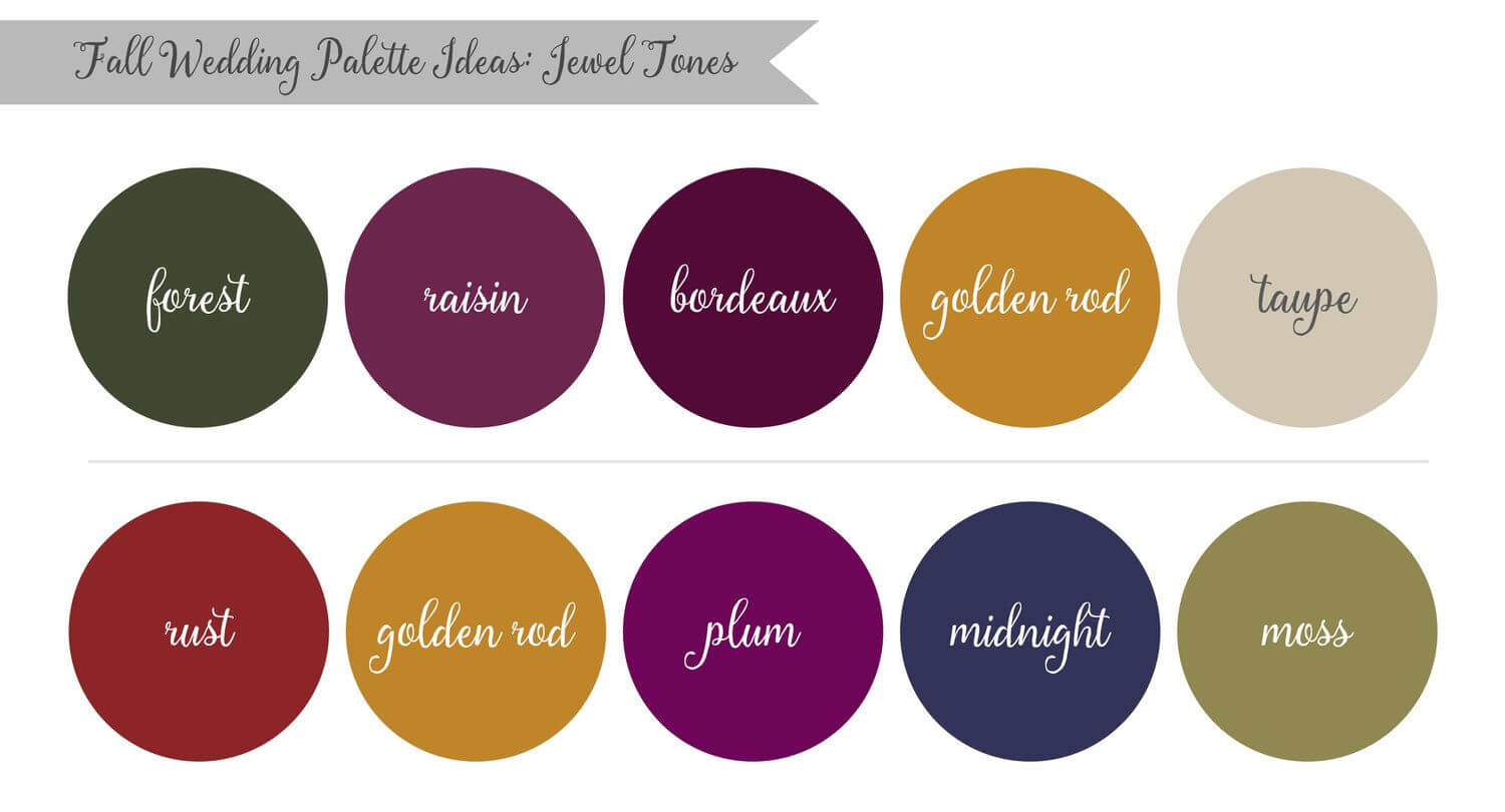 autumn wedding color palette brooklake events in Florham Park, NJ