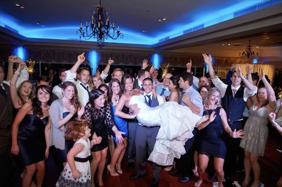 wedding-reception-bride-groom-with-friends wedding-reception-bride-groom-with-friends